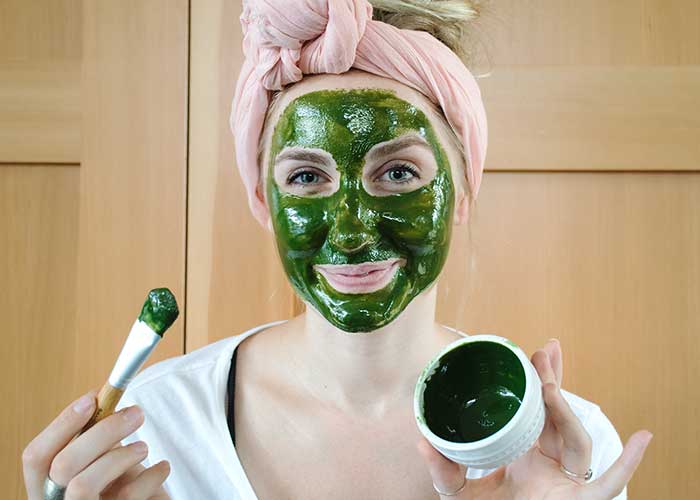 Green tea mask