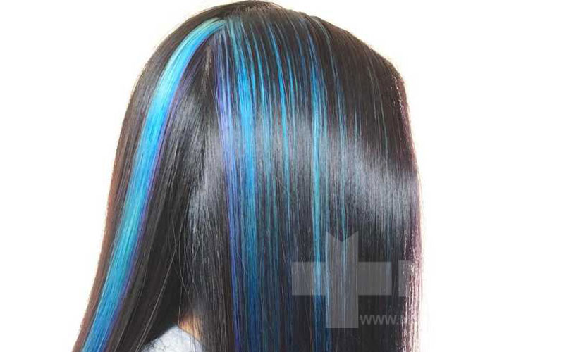 رنگ موی آبی