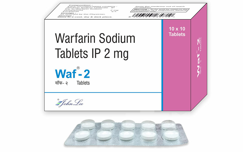 قرص وارفارین برای جلوگیری از لخته خون کاربرد دارد.