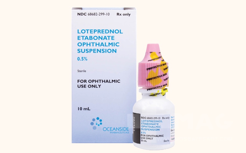 مقدار مصرف داروی Loteprednol