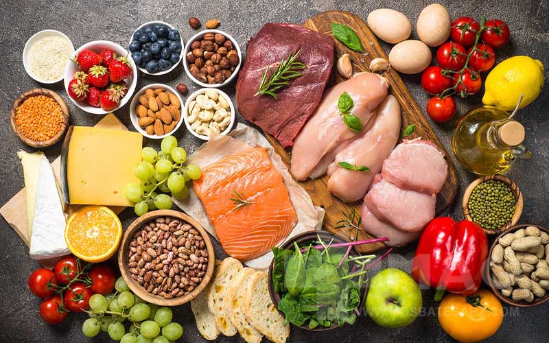 جدول پروتئین مواد غذایی