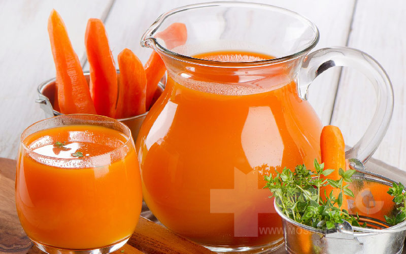 آب هویج برای کبد چرب