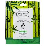 ماسک صورت نقابی بامبو و درخت چای دیپ سنس سی گل مناسب پوست چرب ۲۵ میلی لیتر