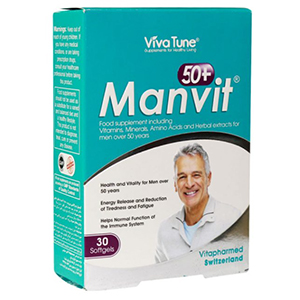 کپسول ژلاتینی من ویت ۵۰ سال به بالا ویواتیون