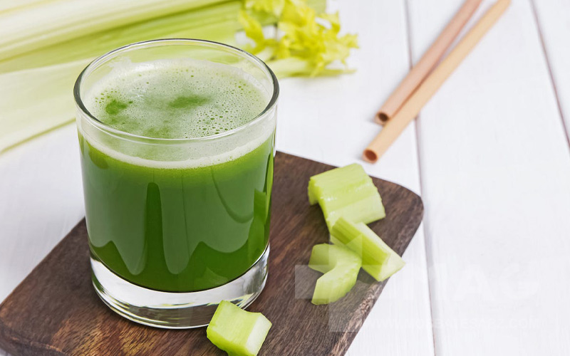 آب کرفس برای لاغری شکم