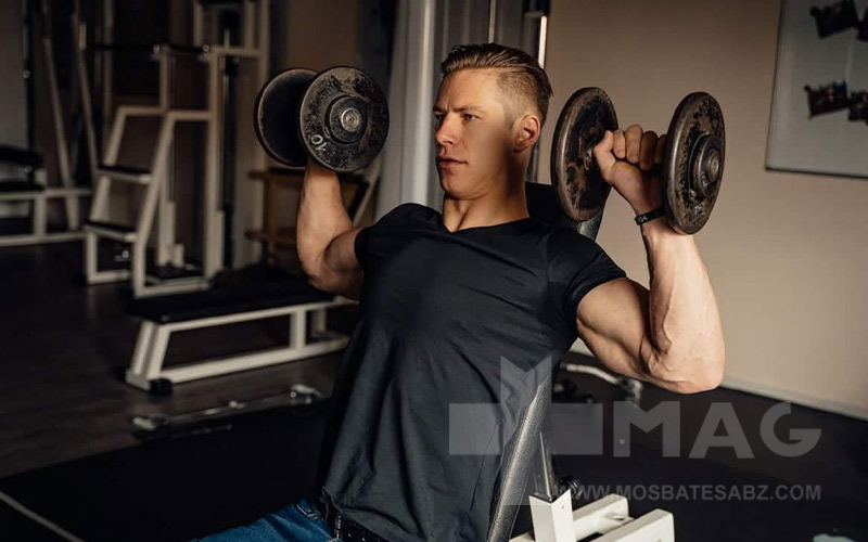 سرشانه دمبل آرنولدی