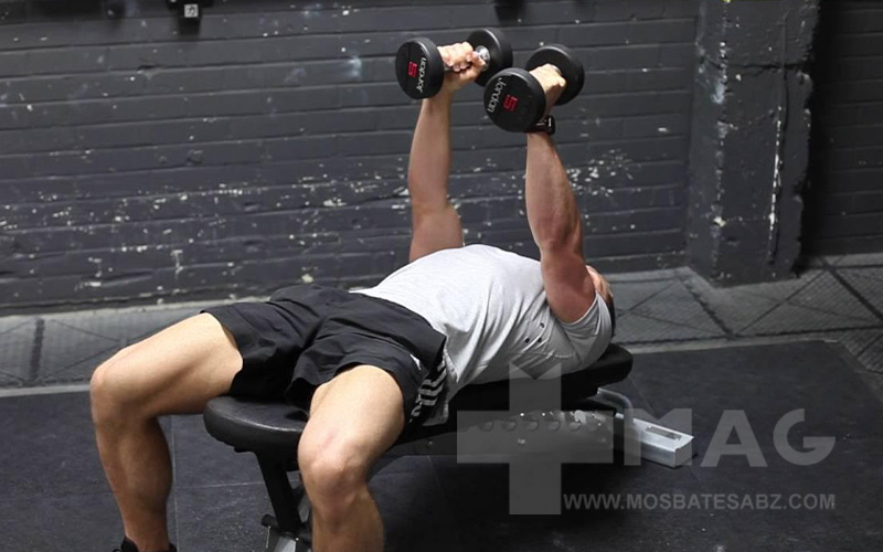 پرس سینه دمبل موازی