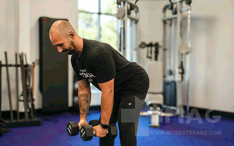 نشر خم دمبل چکشی