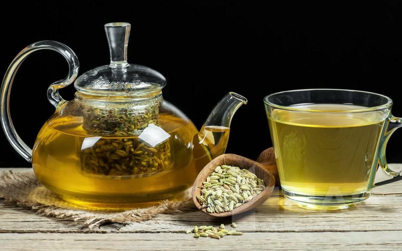 دمنوش رازیانه برای نفخ شکم