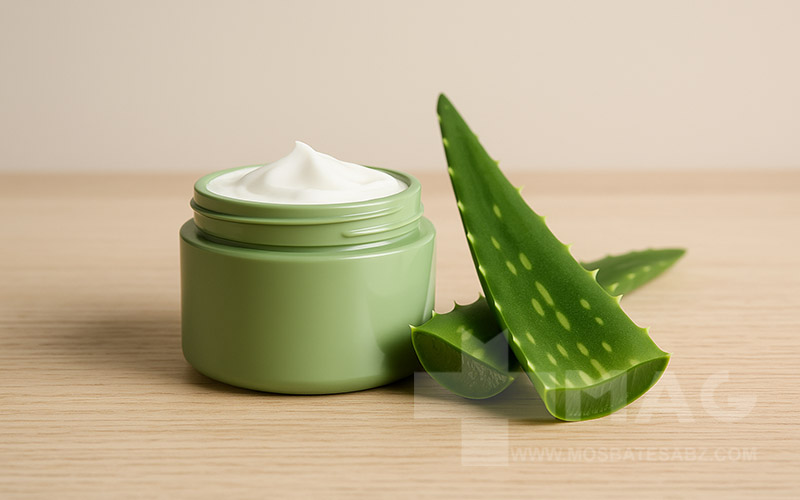 آلوئه ورا یکی از ترکیبات موثر در کرم مرطوب کننده