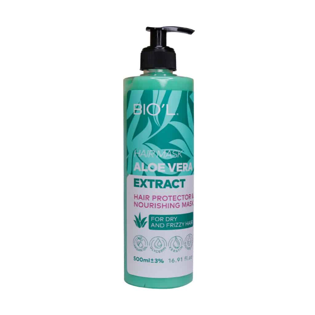 ماسک مو پمپی عصاره آلوئه ورا بیول 500 میلی لیتر