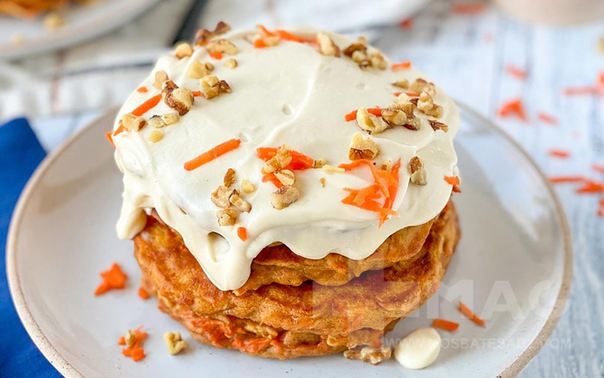 پنکیک هویج و کشمش