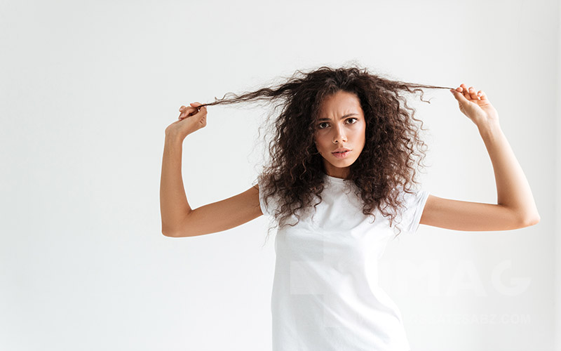 ماسک موی مناسب موهای خشک و وز