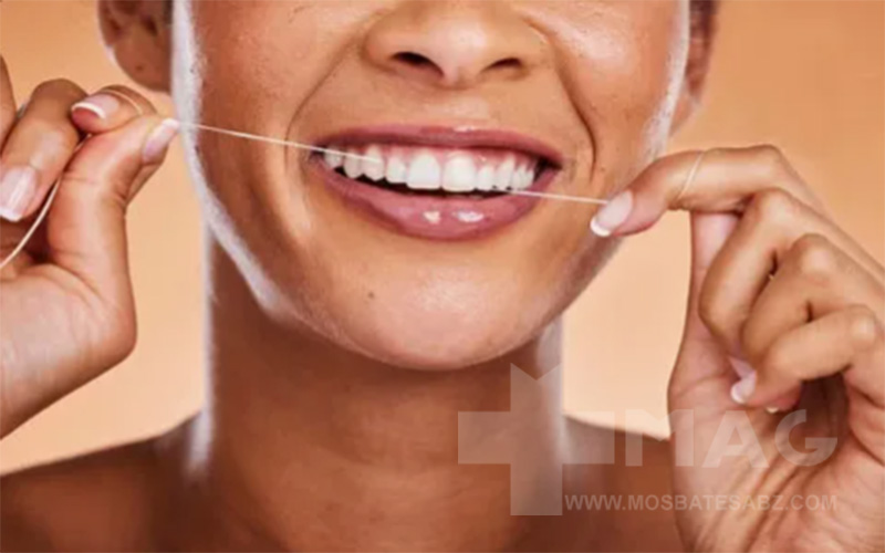 طرز استفاده از نخ دندان