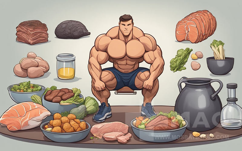 تعداد وعده های غذایی یک بدنساز