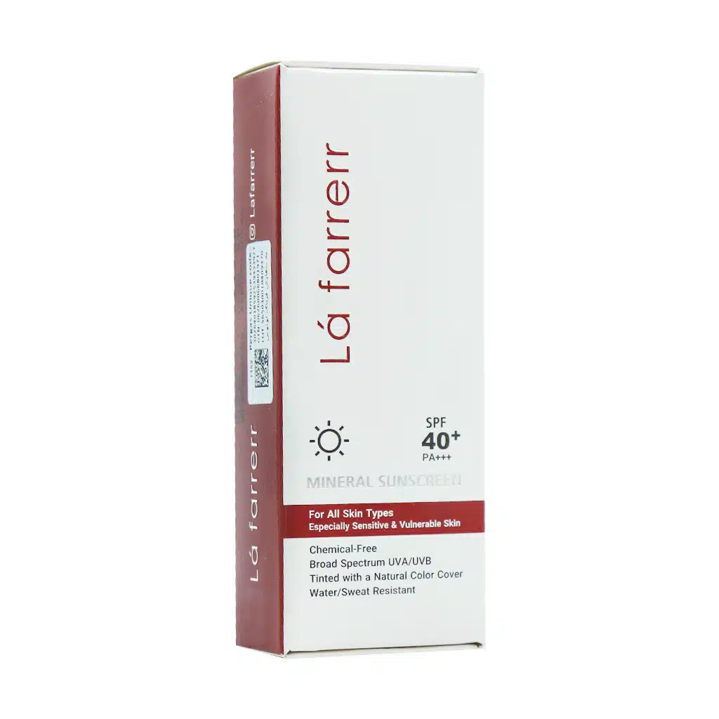 کرم ضد آفتاب مینرال SPF40 لافارر مناسب انواع پوست 40 گرم - رنگی