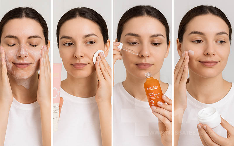 ترتیب استفاده از سرم ویتامین سی در روتین پوستی