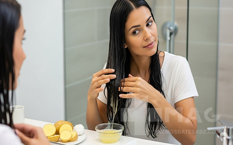 ماسک سیب زمینی برای مو