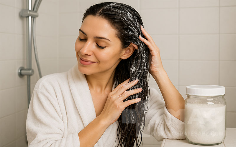 ماسک نمک برای مو