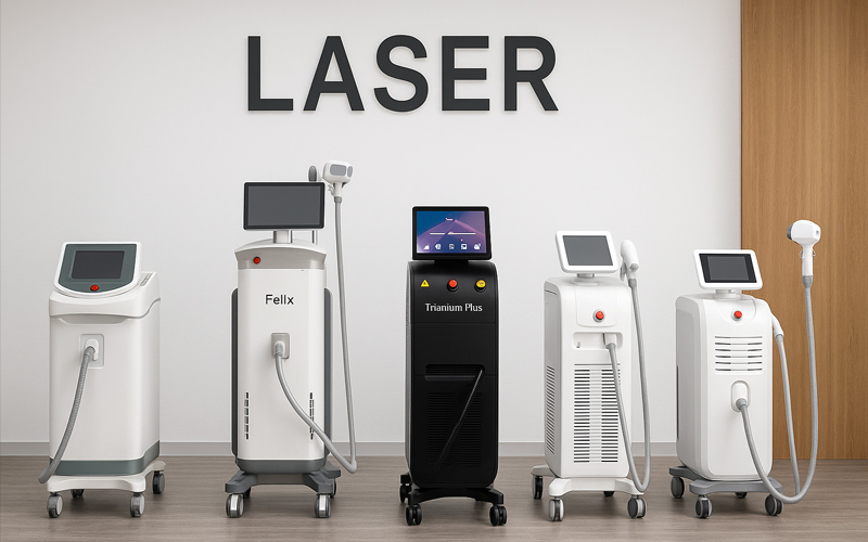 انواع دستگاه لیزر موهای زائد در ایران