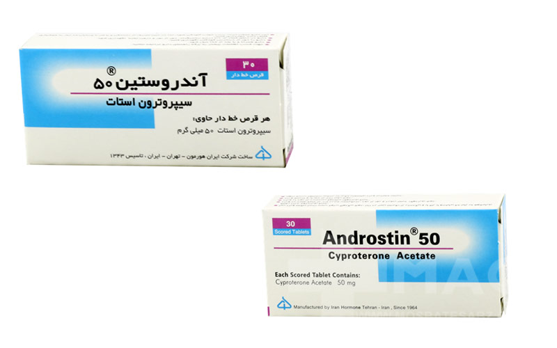 قرص آندروستین با سنخه پزشک برای درمان سرطان پیشترفته پروستات تجویز می‌شود.