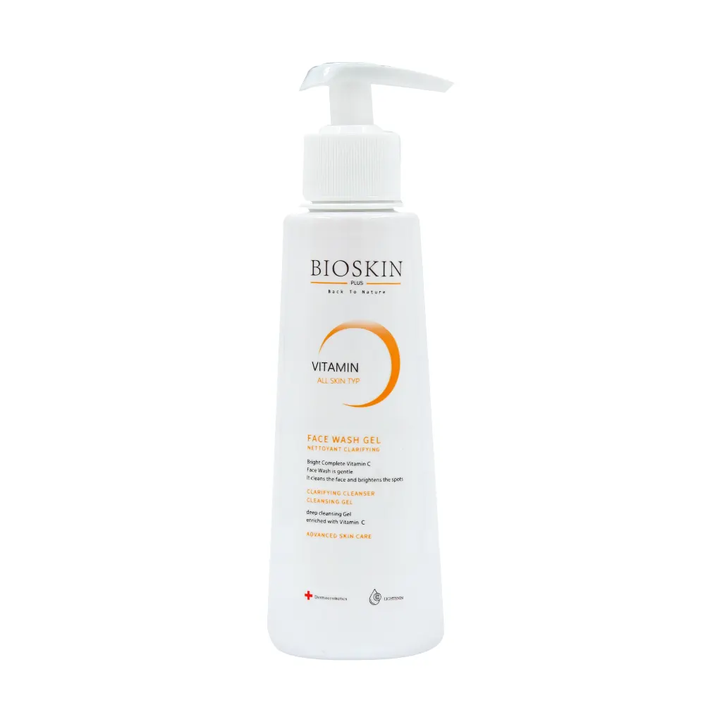 ژل شستشوی صورت ویتامین C بایو اسکین پلاس 200 میلی لیتر