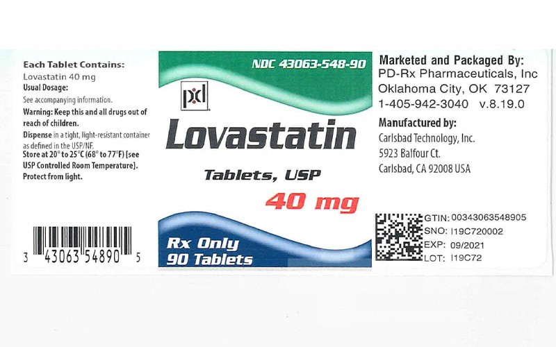 قرص لوواستاتین باید با نسخه پزشک مصرف شود تا عوارضی ایجاد نشود.