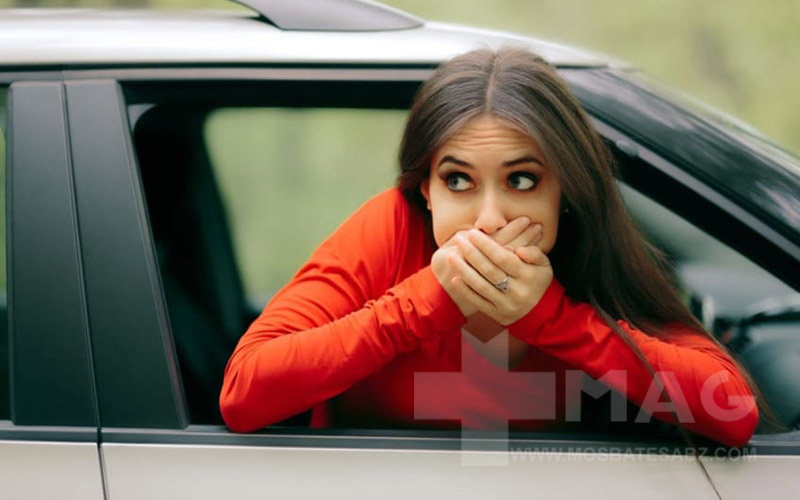 حالت تهوع در ماشین