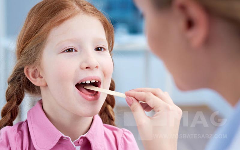 تزریق آمپول برای گلو درد کودکان