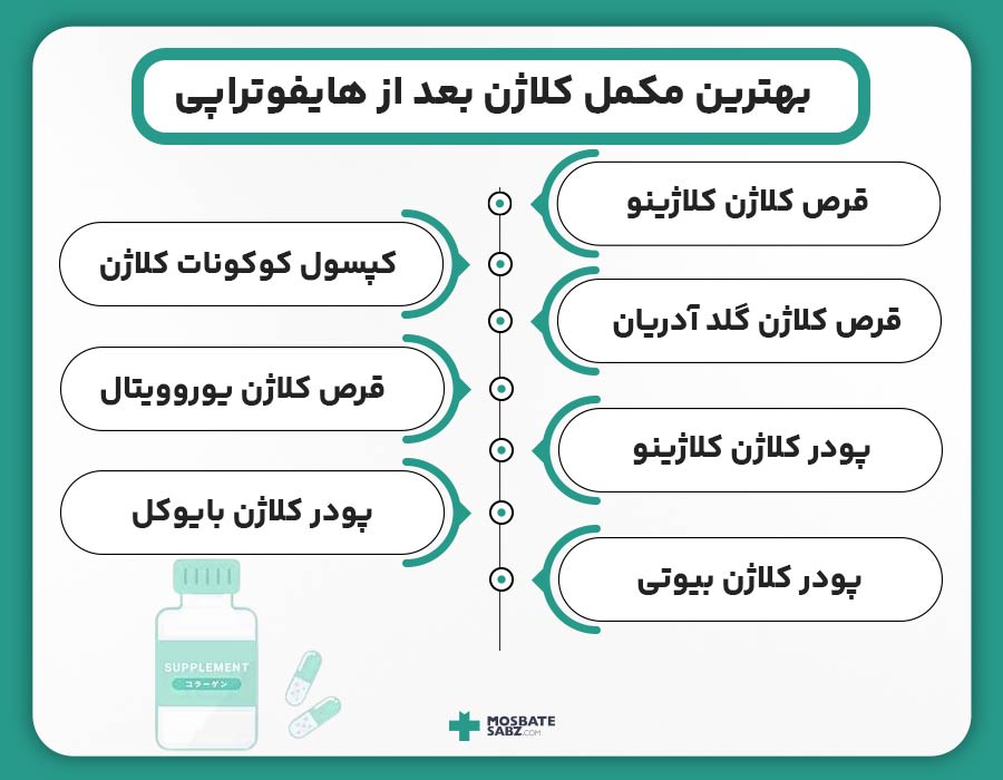 بهترین قرص کلاژن بعد از هایفو