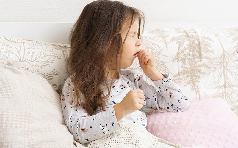 درمان سریع سرفه خشک کودکان 