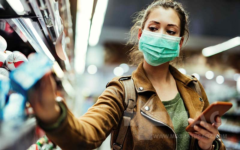 استفاده از ماسک برای پیشگیری از کرونای تیغی