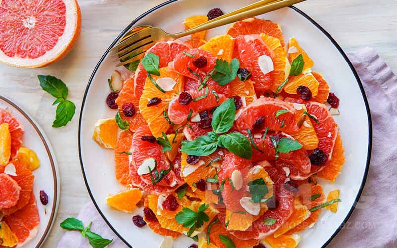 گریپ فروت را با چی بخوریم؟
