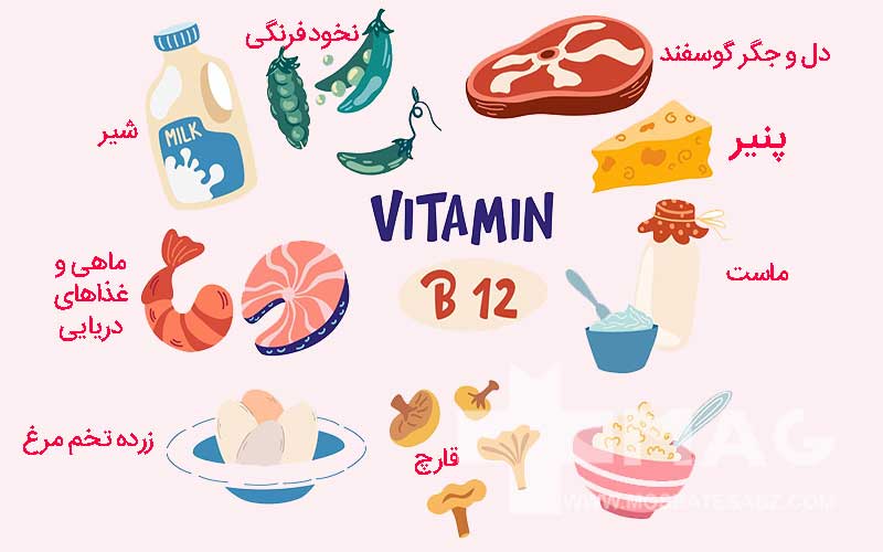 منابع طبیعی ویتامین B12