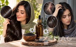 فواید روغن سیاه دانه برای مو