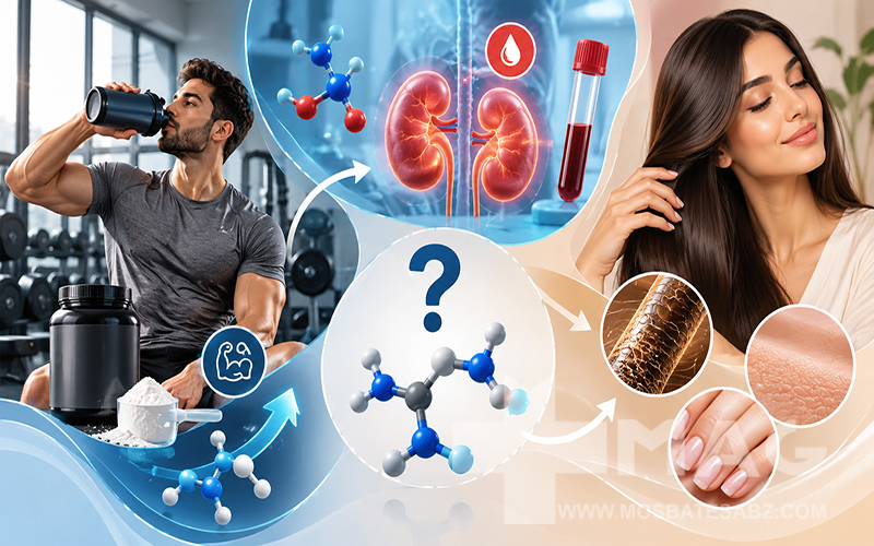 کراتین، کراتینین و کراتینه مو سه مفهوم متفاوت