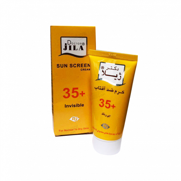 کرم ضد آفتاب ⁺SPF35 دکتر ژیلا مناسب پوست های معمولی تا خشک ۵۰ میلی لیتر