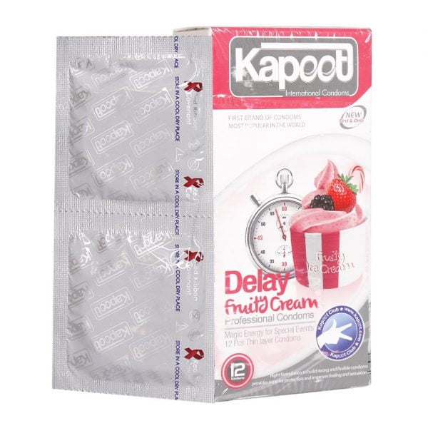 کاندوم تاخیری کاپوت مدل Delay Fruity Cream
