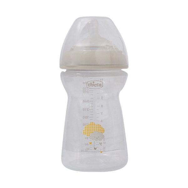 شیشه شیر نچرال فیلینگ ۶+ چیکو مناسب نوزادان بالای ۶ ماه