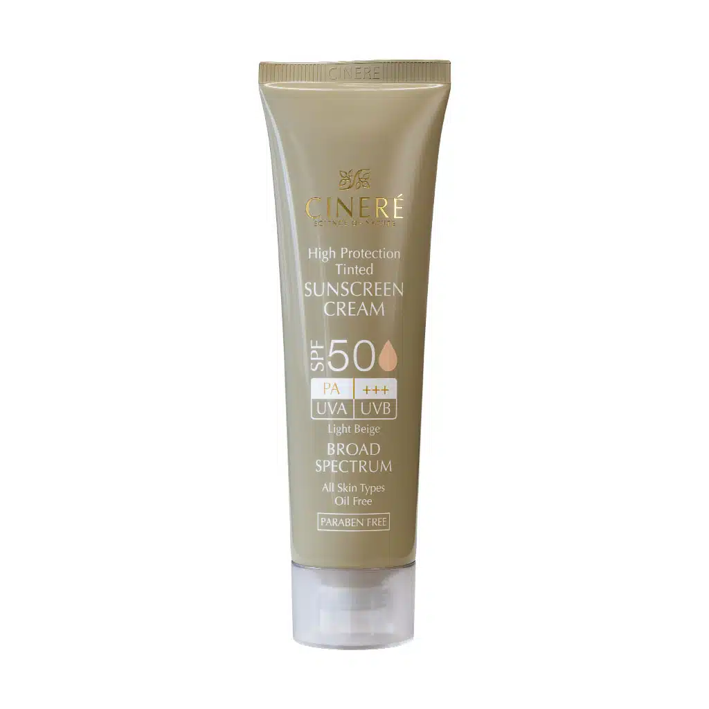 کرم ضد آفتاب رنگی SPF50 سینره 50 میلی لیتر