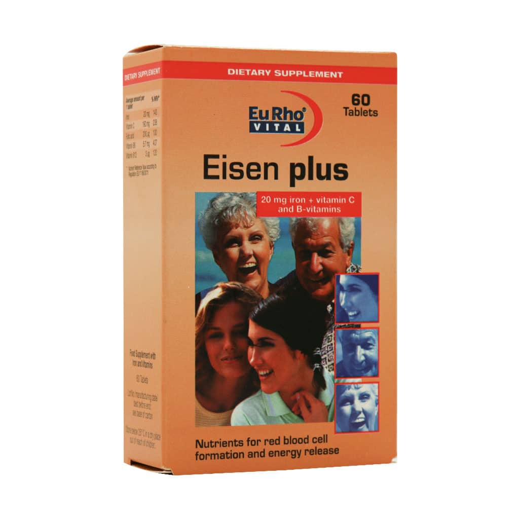 Eurho-Vital-Eisen-Plus--Tabs قیمت قرص آیزن پلاس یوروویتال