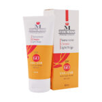 کرم ضد آفتاب رنگی SPF60 مدیلن مناسب پوست های چرب و معمولی