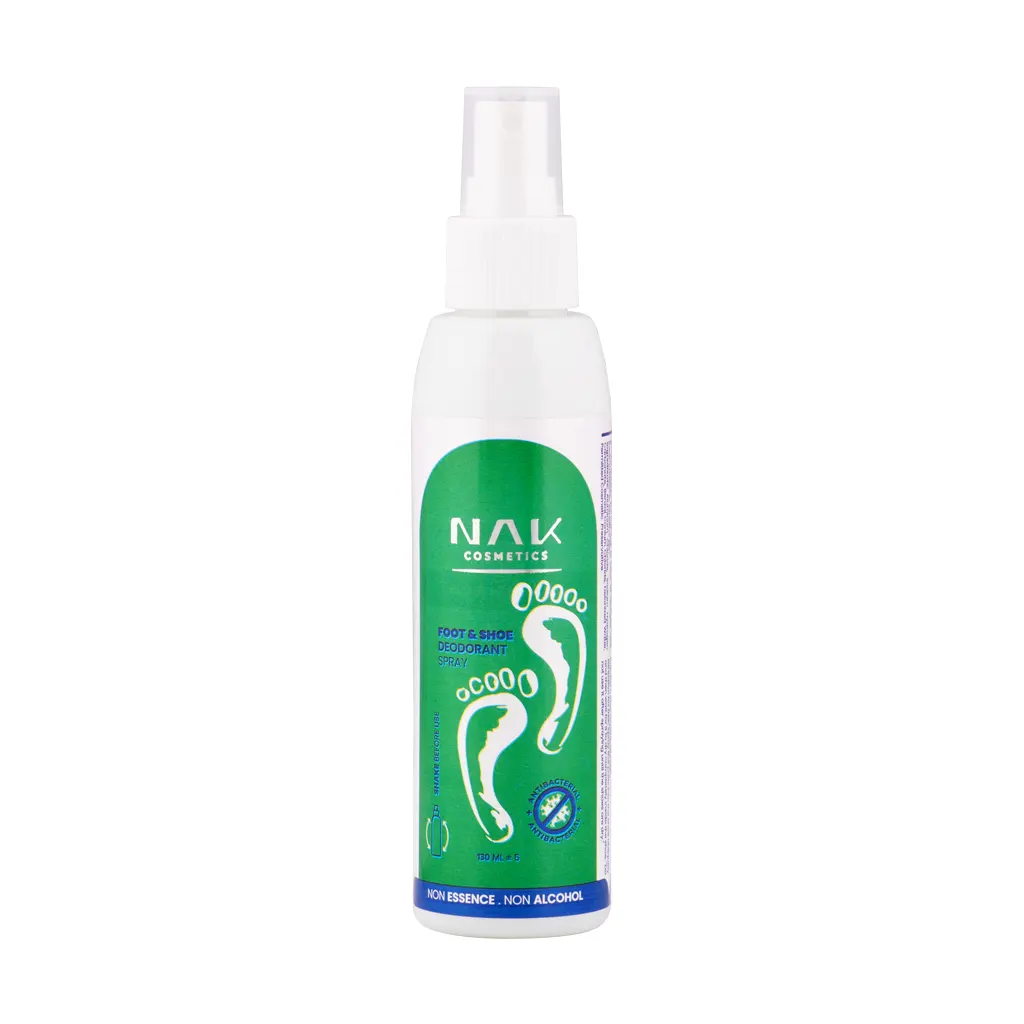 Nak Socks & Shoes Deodorant And Antiperspiration 130 ml قیمت اسپری بوگیر پا و کفش بدون الکل ناک