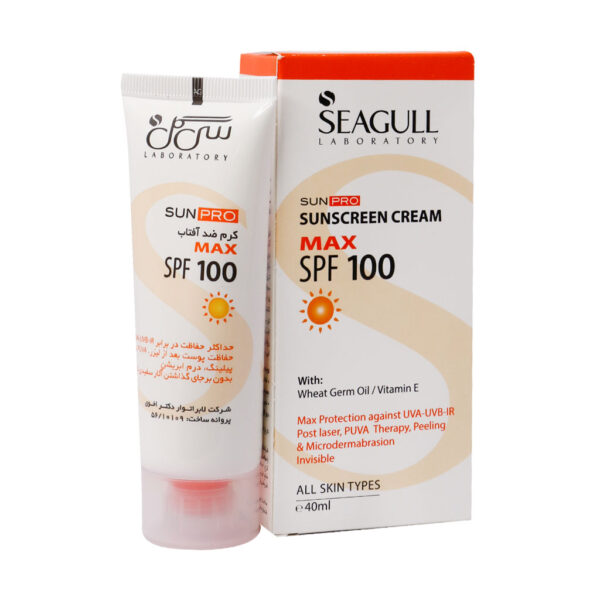 کرم ضد آفتاب SPF100 سی گل مناسب برای انواع پوست