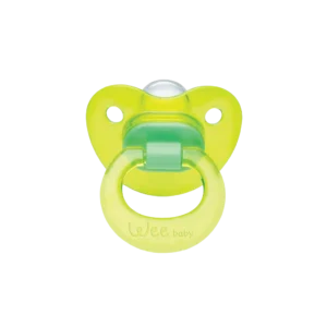 پستانک ارتودنسی شفاف شماره ۲ وی بیبی مناسب نوزادان ۶ تا ۱۸ ماه کد ۱۱۲