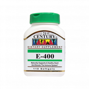 کپسول ژلاتینی ویتامین E 400 واحد ۲۱ سنتری
