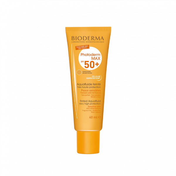 فلوئید ضد آفتاب فتودرم مکس آکوا ⁺SPF50 بایودرما مناسب پوست های چرب تا مختلط ۴۰ میلی لیتر
