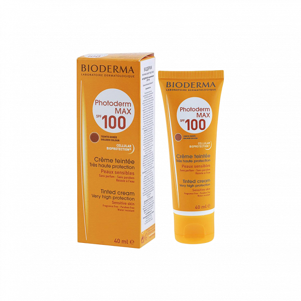 کرم ضد آفتاب فتودرم مکس SPF100 بایودرما مناسب پوست های معمولی تا خشک ۴۰ میلی لیتر