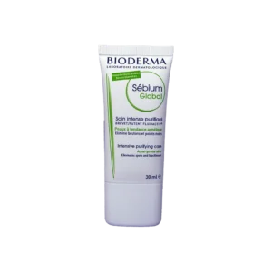 کرم سبیوم گلوبال بایودرما مناسب پوست های چرب و جوش دار ۳۰ میلی لیتر