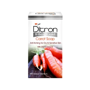 صابون هویج دیترون مناسب پوست های خشک و حساس ۱۲۵ گرم